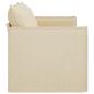 Preview: Sofa Creme 196 x 82 x 85 cm Stoff