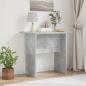 Preview: ARDEBO.de - Konsolentisch Beton Grau 93 x 40 x 75 cm Holzwerkstoff