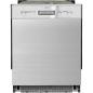 Preview: ARDEBO.de Exquisit EGSP6112-EF-030E Teilintegrierter Geschirrspüler, 60 cm breit, 12 Maßgedecke, 4 Programme, Wasserenthärter, Edelstahl