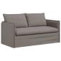 Preview: Sofa 2 pcs Taupe Metall