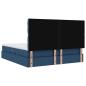 Preview: Aufbewahrungsbett mit Matratze Blau 180 x 200 cm Polyester