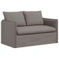 Preview: Sofa 2 pcs Taupe Metall