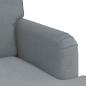 Preview: ARDEBO.de - Sofa 2 pcs Hellgrau Metall