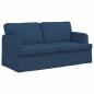 Preview: Sofa 2 pcs Blau Metall