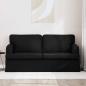 Preview: Sofa Schwarz 162 x 80 x 85 cm Stoff