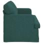 Preview: Sofa Dunkelgrün 162 x 80 x 85 cm Stoff