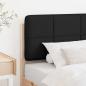 Preview: Gepolstertes Kopfteil mit Kopfteil Braun und Schwarz 80 cm