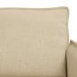 Preview: Sofa 120cm 2 pcs Creme Metall