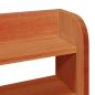 Preview: Bettrahmen Wachsbraun 200 x 200 cm Massivholz Kiefer