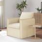 Preview: ARDEBO.de - Sofa 60cm Creme Metall