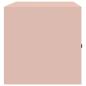 Preview: Aufbewahrungsschrank Rosa 90 x 40 x 40 cm Kaltgewalzter Stahl