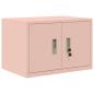 Preview: ARDEBO.de - Aufbewahrungsschrank Rosa 60 x 40 x 40 cm Kaltgewalzter Stahl