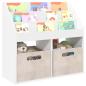 Preview: Kinderregal mit Speicher Weiß 72,5 x 29,5 x 69 cm Holzwerkstoff