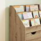 Preview: Kinderregal Artisan-Eiche 60 x 29,5 x 69 cm Holzwerkstoff