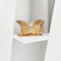 Preview: Seitenregal 33 x 32 x 70,5 cm Holzwerkstoff Wei?