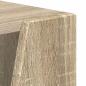 Preview: Seitenregal Sonoma-Eiche 33 x 32 x 70,5 cm Holzwerkstoff