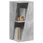Preview: Seitenregal Beton Grau 33 x 32 x 70,5 cm Holzwerkstoff