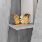 Preview: Seitenregal Beton Grau 33 x 32 x 70,5 cm Holzwerkstoff