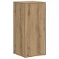 Preview: Seitenregal Artisan-Eiche 33 x 32 x 70,5 cm Holzwerkstoff