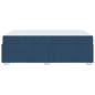 Preview: Bettrahmen mit Matratze Blau 120 x 200 cm Stoff