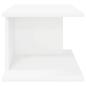 Preview: Nachttisch Weiß 40 x 30 x 25 cm Holzwerkstoff