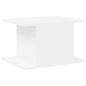 Preview: Nachttisch Weiß 40 x 30 x 25 cm Holzwerkstoff