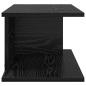 Preview: Nachttisch 2 pcs Schwarz Eichen-Optik 40 x 30 x 25 cm