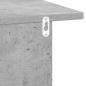 Preview: Nachttisch Beton Grau 40 x 30 x 25 cm Holzwerkstoff