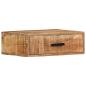 Preview: ARDEBO.de - Wand-Nachttisch 40x30x13,5 cm Massivholz Mango