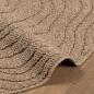 Preview: Bereichsteppiche Rund Moiré Natur Ø 160 CM