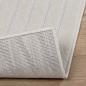 Preview: Innen- und Außenteppich PALMERAS Creme 120 x 120 cm Polyester