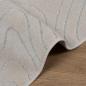 Preview: Innen- und Außenteppich PALMERAS Creme 200 x 80 cm Polyester