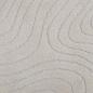 Preview: Bereichsteppiche Rund PALMERAS Creme Ø 120 CM Polyester