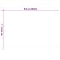 Preview: Bereichsteppiche Rechtwinklig Creme und Grau 230 x 160 cm