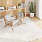 Preview: Bereichsteppiche Quadratisch SIROLO Creme 200 x 200 cm