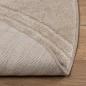 Preview: Bereichsteppiche Rund Beige Ø 120 CM