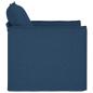 Preview: Sofa 60cm Blau Metall