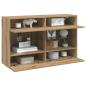 Preview: TV-Wandschrank Artisan-Eiche 98,5 x 30 x 60,5 cm Holzwerkstoff