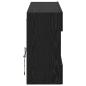 Preview: TV-Wandschrank Schwarz Eichen-Optik 98,5 x 30 x 60,5 cm