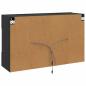 Preview: TV-Wandschrank Schwarz Eichen-Optik 98,5 x 30 x 60,5 cm