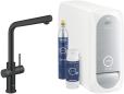 Preview: ARDEBO.de GROHE Blue Home L-Auslauf Starter Kit, black velvet (31454KS1)