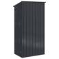Preview: Gartenhütten Anthrazit 103 x 74 x 200 cm Metall