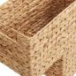 Preview: Treppenkorb mit Speicher Natur 38 x 20 x 40 cm Wasserhyazinthe