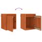 Preview: Wandschrank Wachsbraun 30 x 30 x 40 cm Massives Kiefernholz