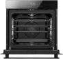 Preview: Amica EBX 944 670 S A+ Einbaubackofen, 56 cm breit, 77 L, XXL Backofen, Teleskopauszug, SteamClean, schwarz (58334)