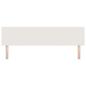Preview: LED Kopfteil mit LED-Lichtleisten Creme 180 cm Polyester