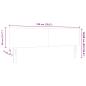 Preview: LED Kopfteil mit LED-Lichtleisten Creme 180 cm Polyester