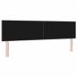 Preview: LED Kopfteil mit LED-Lichtleisten Taupe 180 cm Stoff