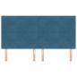 Preview: LED Kopfteil mit LED-Lichtleisten Blau 180 cm Polyester