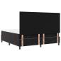 Preview: Boxspringbett mit Matratze Schwarz 180 x 200 cm Stoff